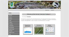 Desktop Screenshot of fischerverein-trostberg.de