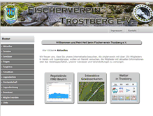 Tablet Screenshot of fischerverein-trostberg.de